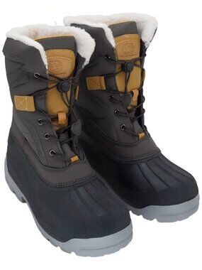 Polar Range Men's Cold Weather Winter Boots Brown Size 10